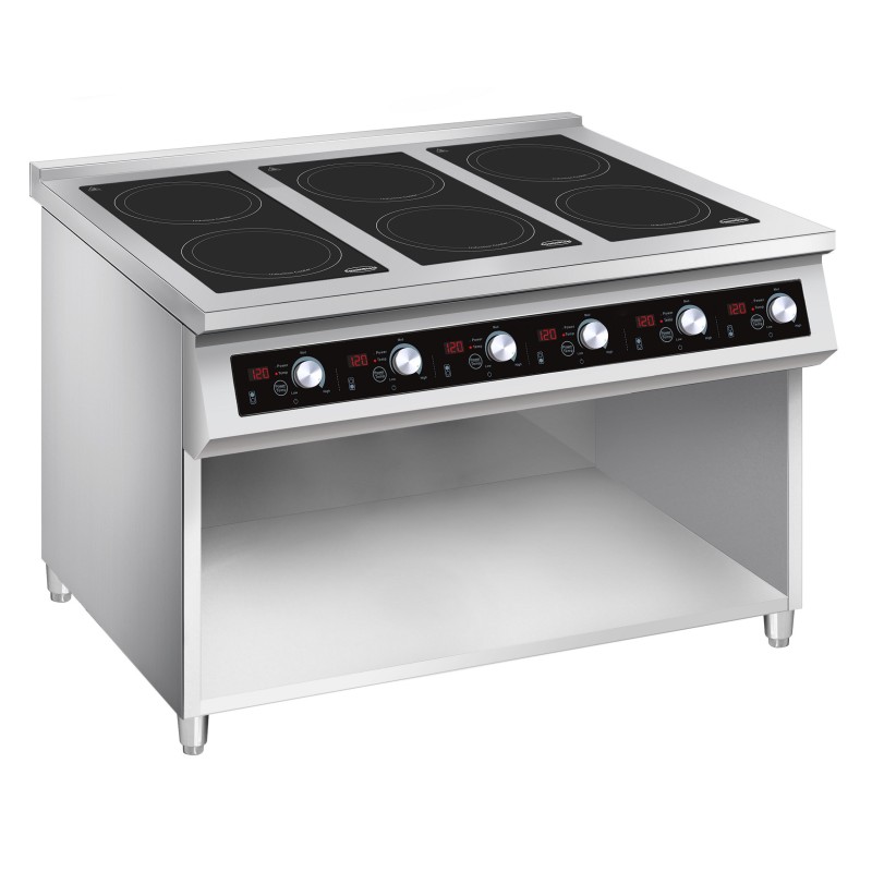 COMBISTEEL - Cuisinière à induction 6 zones