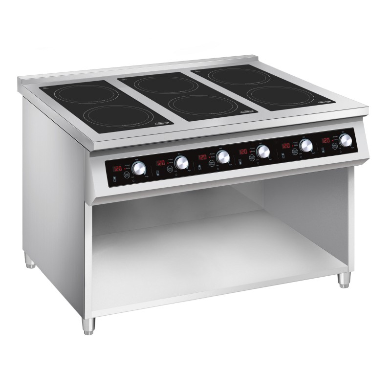 COMBISTEEL - Cuisinière à induction 6 zones