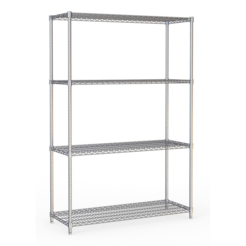 COMBISTEEL - Étagères 4 niveaux 1200 démontable