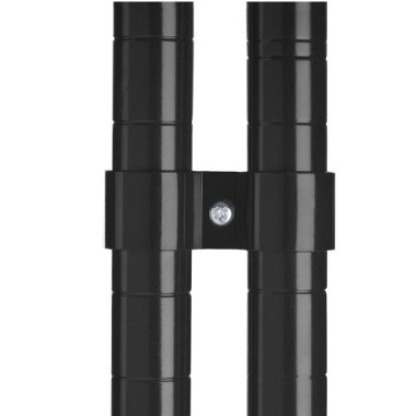 COMBISTEEL - Set van 2 koppelbeugels zwart  tbv 7530.0025-0030-0035-0040