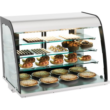 COMBISTEEL - Drop-in vitrine neutre 140l ouvert