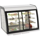 COMBISTEEL - Drop-in vitrine chauffante 140l portes coulissantes