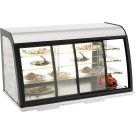 COMBISTEEL - Drop-in vitrine chauffante 155l portes coulissantes