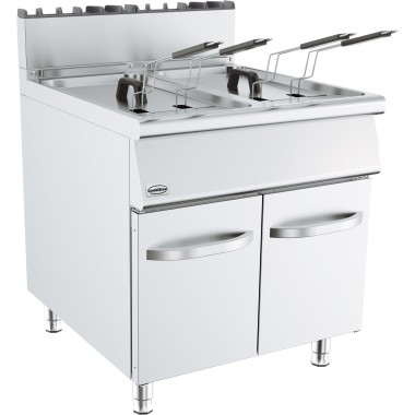 COMBISTEEL - Friteuse à gaz 2x19l