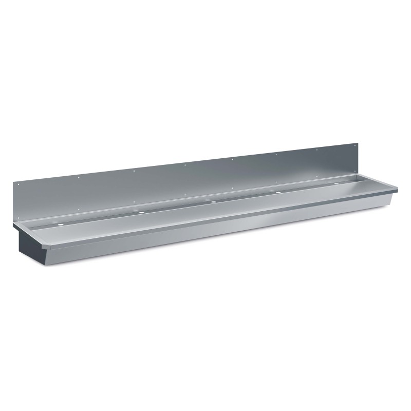 COMBISTEEL - Évier inox 1 robinet 3000mm