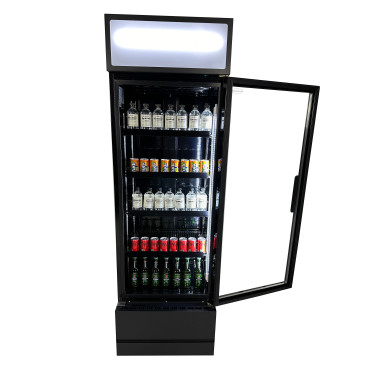 COMBISTEEL - Réfrigérateur porte en verre