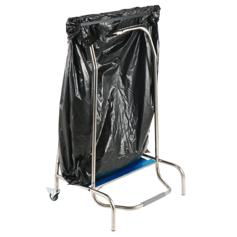 COMBISTEEL - Support de sac poubelle à pédale