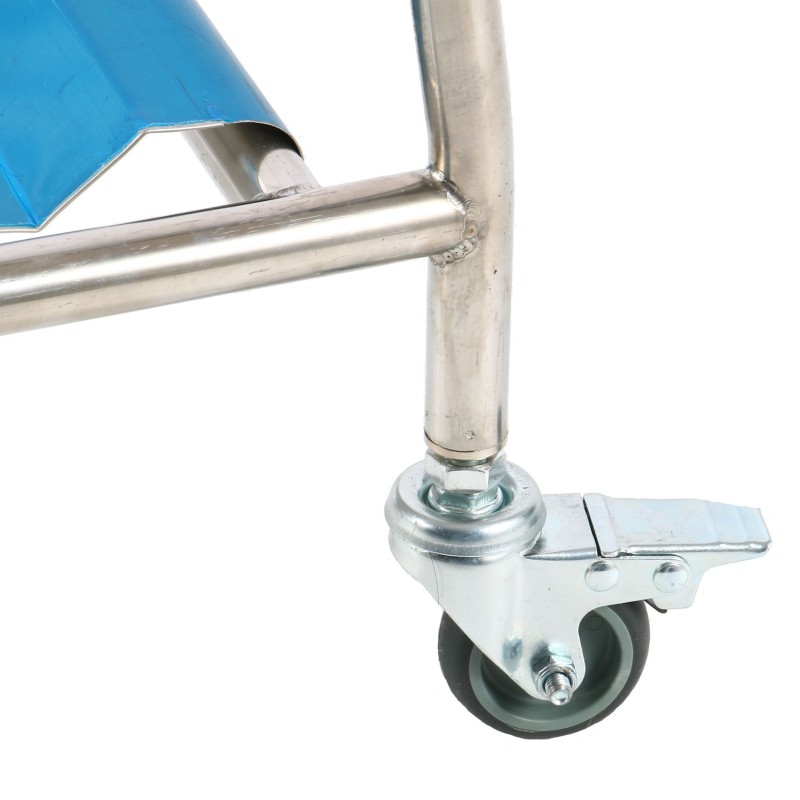 COMBISTEEL - Support de sac poubelle à pédale