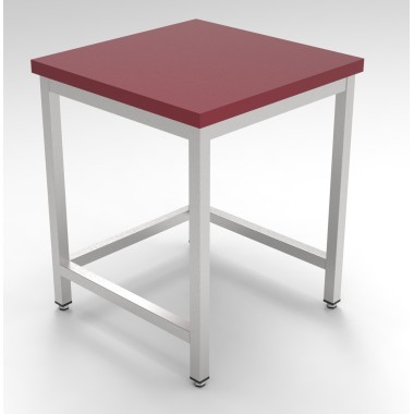 COMBISTEEL - Billot bloc de découpage en polyéthylène 400x400