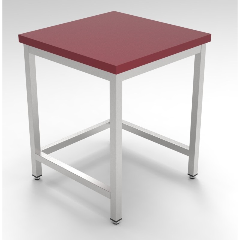 COMBISTEEL - Billot bloc de découpage en polyéthylène 400x400