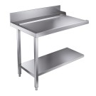 COMBISTEEL - Table d'écoulement étagère 1100 à gauche