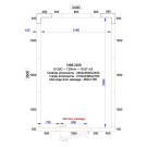 COMBISTEEL - Chambre froide positive/negative 2400x3600x2400 - 120 mm