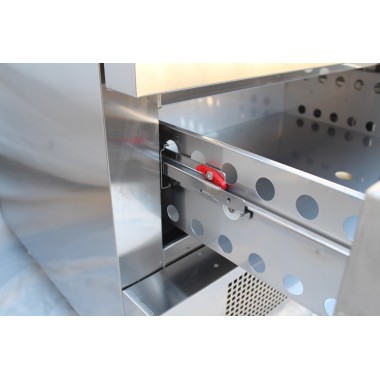 COMBISTEEL - Table réfrigérée/congélateur 2 tiroirs 4x 1/1gn