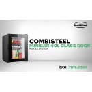 COMBISTEEL - Minibar 40l porte en verre peltier system
