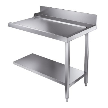 COMBISTEEL - Table d'écoulement étagère 1100 à droite