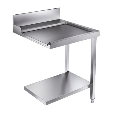 COMBISTEEL - Table d'écoulement étagère 700 à droite
