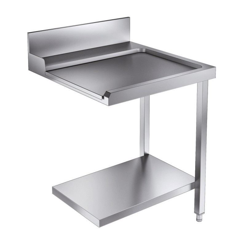 COMBISTEEL - Table d'écoulement étagère 700 à droite