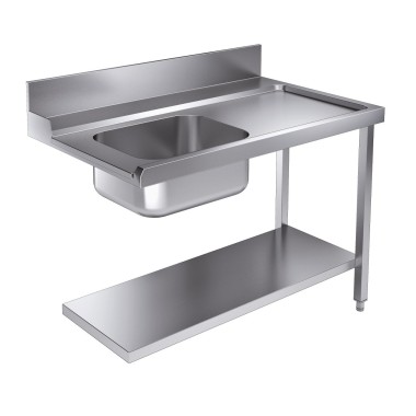 COMBISTEEL - Table d'approvisionnement étagère 1200 à droite