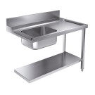 COMBISTEEL - Table d'approvisionnement étagère 1200 à droite