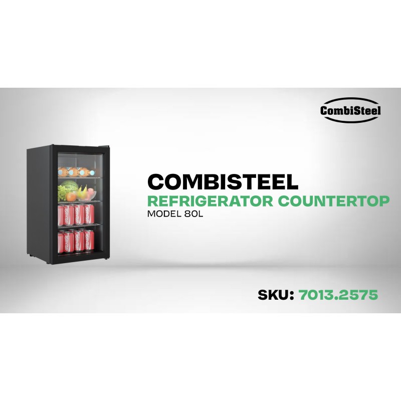 COMBISTEEL - Réfrigérateur modèle de table 80l