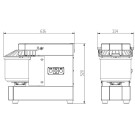 COMBISTEEL - Pétrin à spirales 10l