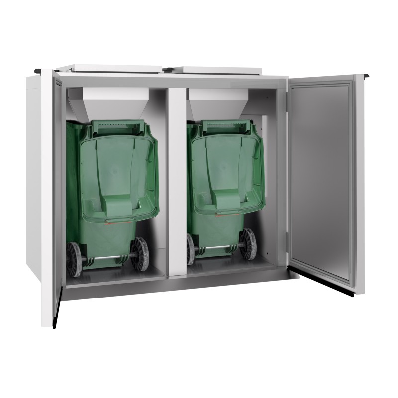COMBISTEEL - Refroidisseur de déchet 2x 240l