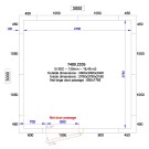 COMBISTEEL - Chambre froide positive/negative 3000x3000x2400