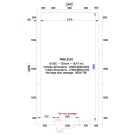 COMBISTEEL - Chambre froide positive/negative 2400x4200x2400 - 120 mm