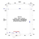 COMBISTEEL - Chambre froide positive/negative 3000x3600x2400 - 120 mm