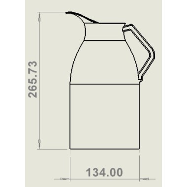 COMBISTEEL - Thermos cafe 2.0l