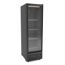 COMBISTEEL - Réfrigérateur 1 porte en verre noir