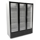COMBISTEEL - Réfrigérateur 3 portes en verre - blanc 9002