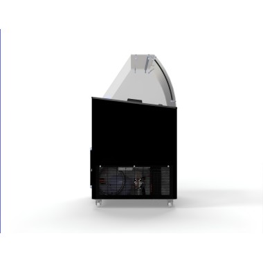 COMBISTEEL - Vitrine à crème glacée java noir