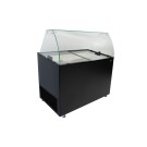COMBISTEEL - Vitrine à crème glacée java noir