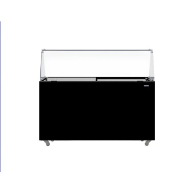 COMBISTEEL - Vitrine à creme glacée tenerife noir