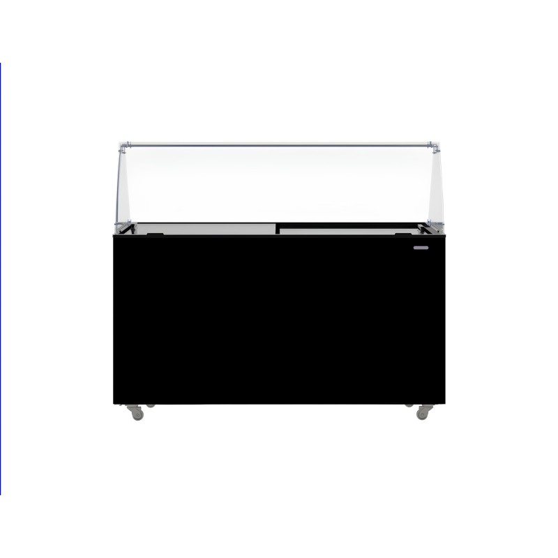 COMBISTEEL - Vitrine à creme glacée tenerife noir