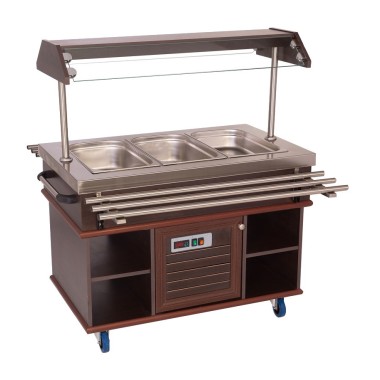 Buffet réfrigéré professionnel 3 x GN 1/1 - Combisteel