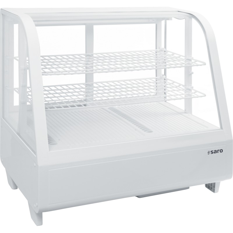 ShopDesChefs - Vitrine réfrigérée de table , modèle KATRIN de 100 litres, blanc