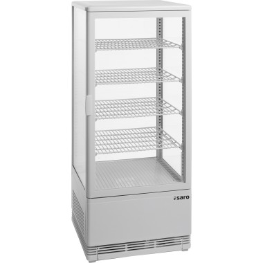 ShopDesChefs - Vitrine réfrigérée  modèle SC 100 blanc