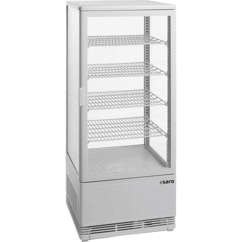 ShopDesChefs - Vitrine réfrigérée  modèle SC 100 blanc