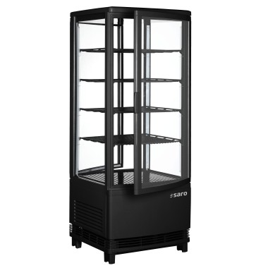 ShopDesChefs - Vitrine réfrigérée  modèle SC 100 DT noir