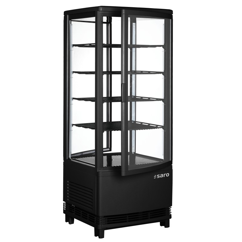 ShopDesChefs - Vitrine réfrigérée  modèle SC 100 DT noir