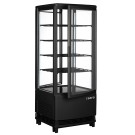 ShopDesChefs - Vitrine réfrigérée  modèle SC 100 DT noir