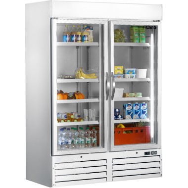 ShopDesChefs - Réfrigérateur  à 2 portes en verre, modèle G 920