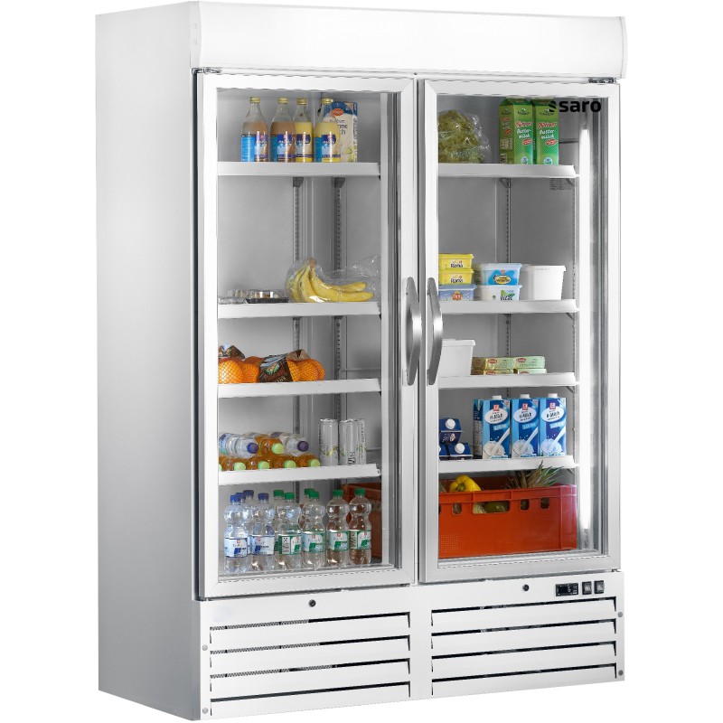ShopDesChefs - Réfrigérateur  à 2 portes en verre, modèle G 920