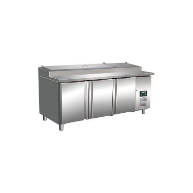ShopDesChefs - Table de préparation ventilée  - modèle 1/3 GN SH 3070