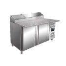 ShopDesChefs - Table de préparation , dessus de travail en granit - modèle SH 1500 1/3 GN