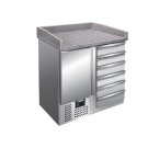 ShopDesChefs - Table de préparation pour pizza  modèle PZ 4001