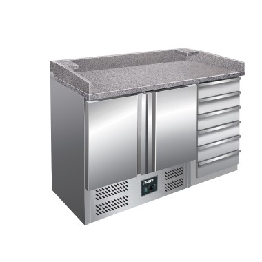 ShopDesChefs - Table de préparation de pizza  modèle PZ 9001