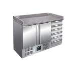 ShopDesChefs - Table de préparation de pizza  modèle PZ 9001